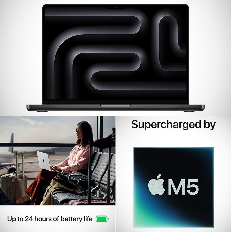 MacBook Pro | M5 Chip | 16GB RAM |1TB SSD| Touch ID | MacOS Tahoe MacBook Pro | M5 Chip | 16GB RAM |1TB SSD| Touch ID | MacOS Tahoe - Image 3