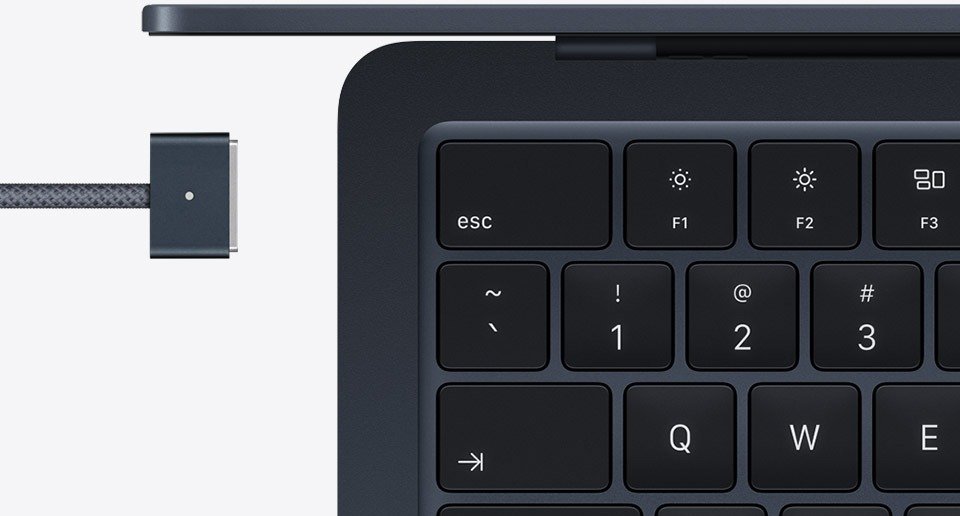 MacBook Air | Apple M5 Chip | 16GB RAM | 512GB SSD | 13-inch | macOS Tahoe Apple MacBook Air 13-inch M5 laptop open showing its display and keyboard