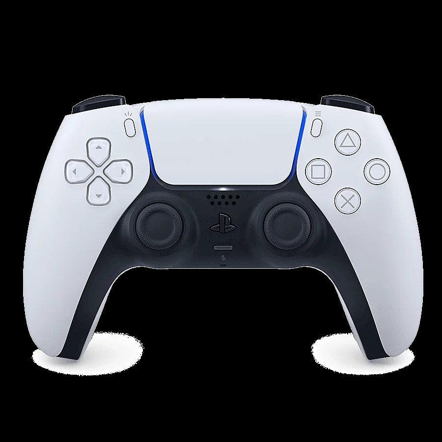 Sony PS5 DualSense Wireless Controller | Haptic Feedback | Adaptive Triggers | USB-C and Bluetooth Sony DualSense wireless controller for PlayStation 5, front view