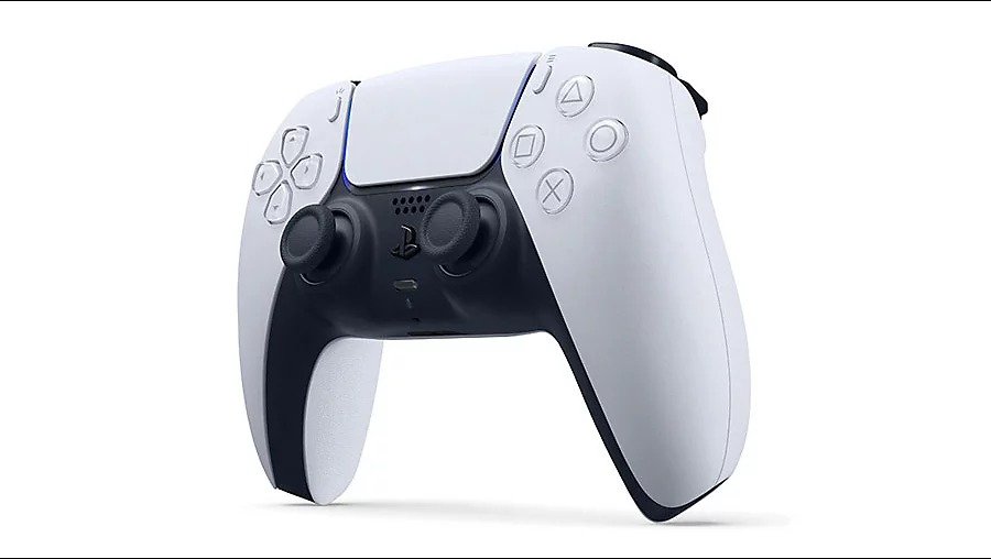 Sony PS5 DualSense Wireless Controller | Haptic Feedback | Adaptive Triggers | USB-C and Bluetooth Sony DualSense wireless controller for PlayStation 5, front view